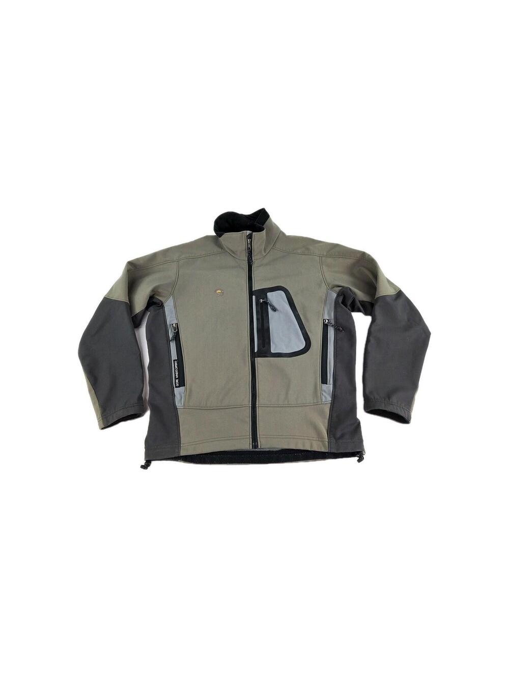 Mountain Hardwear Gore Windstopper Full Zip Jacket Size M Green Softshell USA